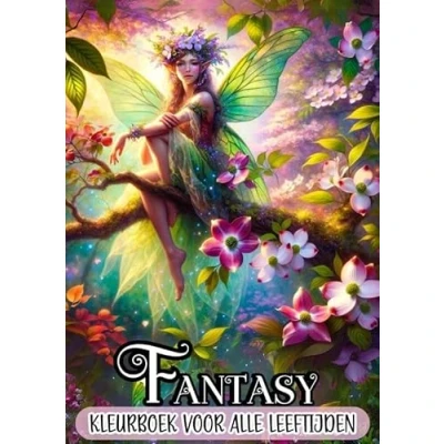 Afbeelding van Kleurboek voor Alle Leeftijden: Fantasy: 25 Kleurplaten Urenlang Plezier en Ontspanning