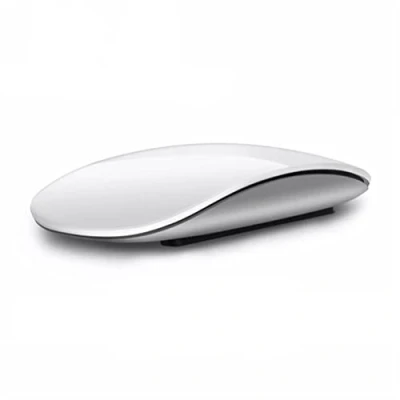 Afbeelding van N+C Bluetooth 5.0 Draadloze Muis, Stille Multi Arc Touch Muizen, Magic Mouse Oplaadbaar Compatibel voor Laptop Pad Mac PC Macbook (Wit)
