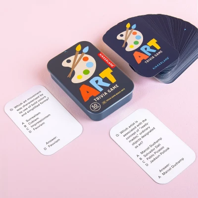 Afbeelding van Trivia Game Art van Kikkerland