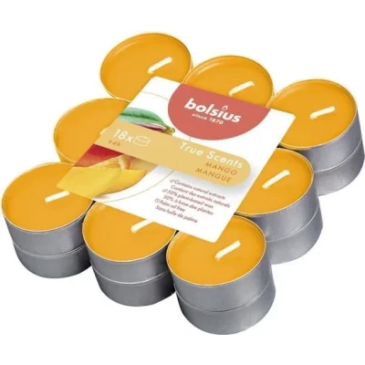 Afbeelding van Geurtheelichten 4u True Scents Mango Bolsius