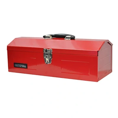 Afbeelding van Faithfull TBB16 Gereedschapskist van metaal, schuur vorm, 42 cm