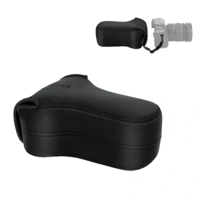 Afbeelding van JJC Neopreen Camera Case Bag voor Canon EOS M50 M5 M6 Mark II + EF M 55 200mm/EF 18 150mm Lens, Fuji Fujifilm X T30 T20 T10 T100 E4 E3 XF 200 mm/XC 50 230 mm lens en meer