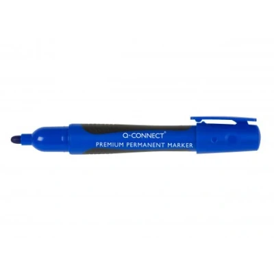 Afbeelding van Q connect Premium Permanent Marker, 3 Mm, Ronde Punt, Blauw Marker