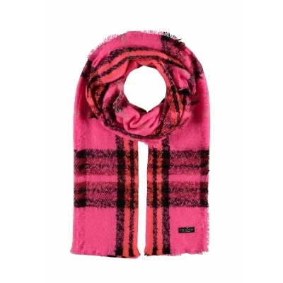 Afbeelding van Fraas Plaid Cashmink MADE IN Germany Sjaal, Dames, Maat: One Size, Pink