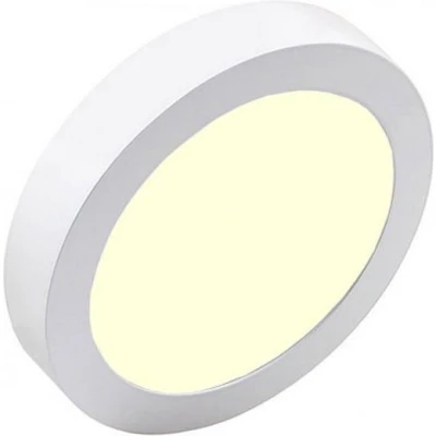 Afbeelding van LED Downlight Pro Aigi Opbouw Rond 12W Warm Wit 3000K Mat Ø177mm