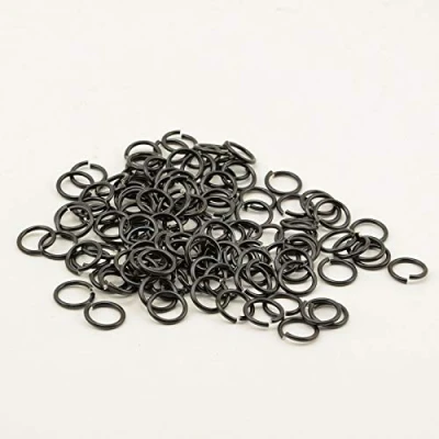 Afbeelding van Vaessen Creative Alu Deco springringen 12mm x120 zwart,