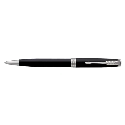 Afbeelding van Parker Sonnet Matte Black CT Balpen Kleur: Zwart De Vulpenwereld