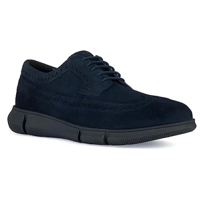 Afbeelding van Geox Adacter F Sneakers laag, Heren, Maat: 42, Navy Leer