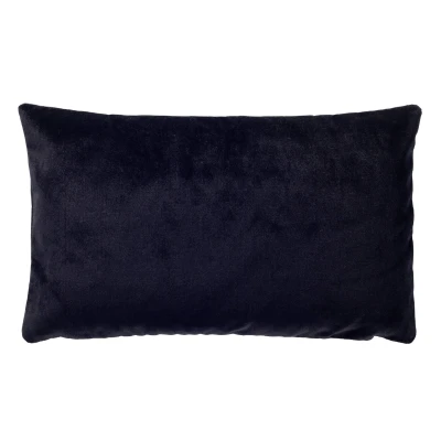 Afbeelding van Hoii CELESTE Sierkussen 30x50 cm Raven Zwart met duurzame kussenvulling
