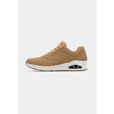Afbeelding van Skechers Uno Stand on Air heren Sneaker, Tan Durabuck Trim, 41.5 EU