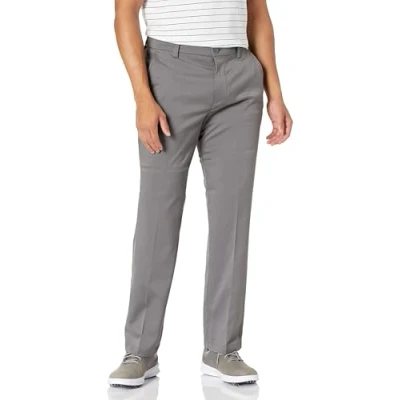 Afbeelding van Amazon Essentials Klassieke pasvorm stretch golfbroek voor heren (verkrijgbaar in groot en lang), grijs, 42W x 28L