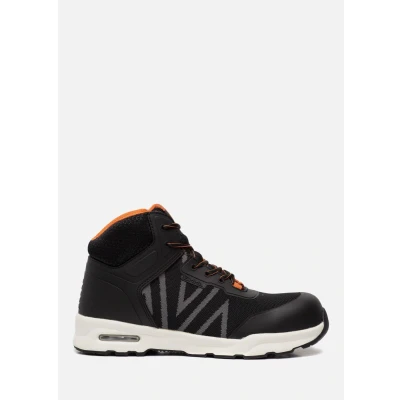 Afbeelding van EMMA Safety MM43264737 Veiligheidsschoenen Athletic Ademend geweven textiel voor optimaal comfort en prestaties Model: New York Maat EU: 37 Kleur: Zwart &amp; Grijs