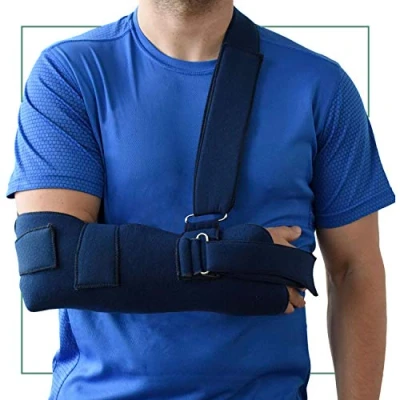 Afbeelding van ORTONES Schouderband voor Immobilisatie van de Schouder Universele Maat Blauw