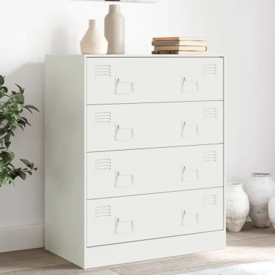 Afbeelding van Dressoir 67x39x83 cm staal wit