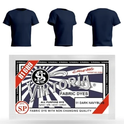 Afbeelding van HOPS Viktoria textielverf, wasmachinebestendig, 59 kleuren, stofverf, wasbestendig, voor kleding verven