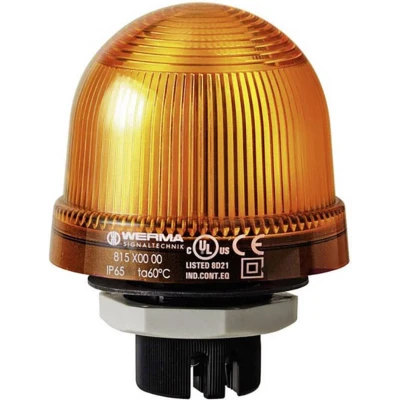 Afbeelding van Werma Signaltechnik Signaallamp 815.300.00 Geel Continulicht 12 V/AC, V/DC, 24 48 110 230 V/AC