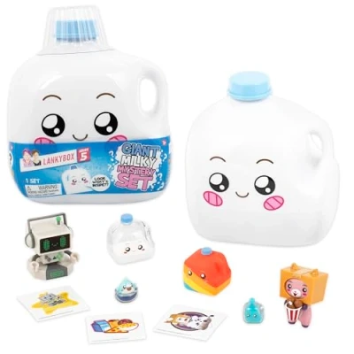 Afbeelding van LankyBox Giant Milky Mystery Set Singing met 9 spannende speelgoed om binnen te ontdekken, officieel gelicentieerde merchandise