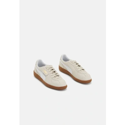Afbeelding van Puma Palermo Unisex Sneakers laag, Maat: 39, Alpine snow/white Veloursleer