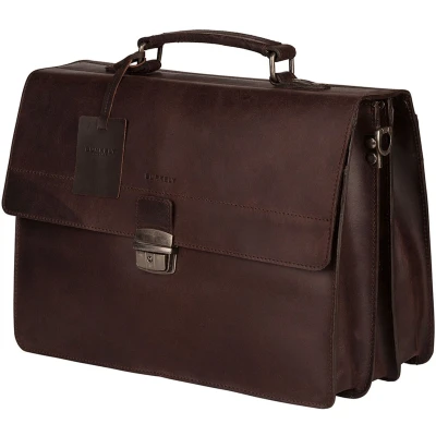 Afbeelding van Burkely Vintage Dean Briefcase brown Laptoptas Aktetas