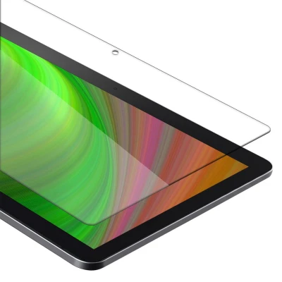 Afbeelding van Cadorabo Screenprotector geschikt voor Lenovo Tab P10 (10.1 inch) in KRISTALHELDER Gehard (Tempered) display Film beschermglas 9H hardheid met 3D Touch
