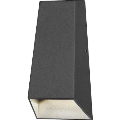 Afbeelding van Konstsmide 7911 370 LED buitenlamp (wand) Energielabel: G (A G) vast ingebouwd 6 W Antraciet