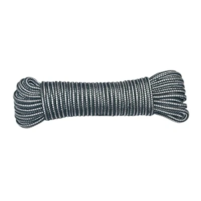Afbeelding van AMIG Paracord touw 10 meter D4mm 100kg PP/PE legergroen/wit