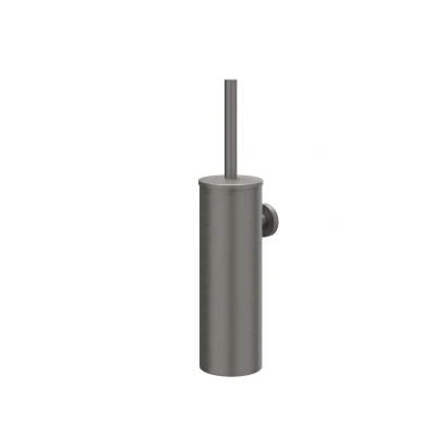 Afbeelding van IVY toiletborstelgarnituur wand Geborsteld Metal Black PVD Minimalistisch design
