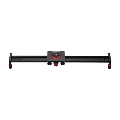 Afbeelding van Andoer 50cm/20inch Aluminium Camera Track Slider Video Stabilizer Rail voor DSLR Camcorder DV Film Fotografie, Laad tot 11Lbs