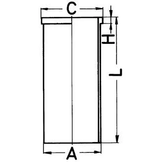 Afbeelding van Kolbenschmidt Cilinderbus/voering O ring 89432190