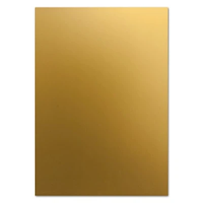Afbeelding van FarbenFroh Papieren vellen, DIN A4, planovellen, goud metallic, 225 g/m², 21 x 29,7 cm, knutselvellen, gekleurd papier, fotokarton, knutselpapier, kleikarton