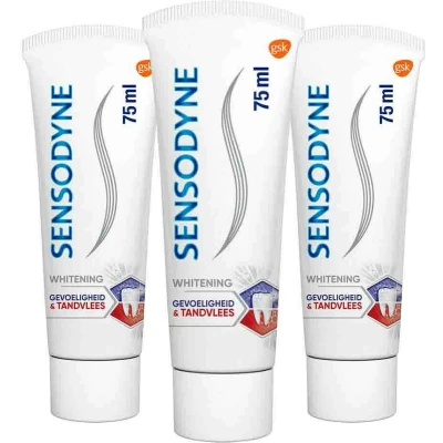 Afbeelding van 6x Sensodyne Tandpasta Gevoeligheid &amp; Tandvlees Whitening 75 ml