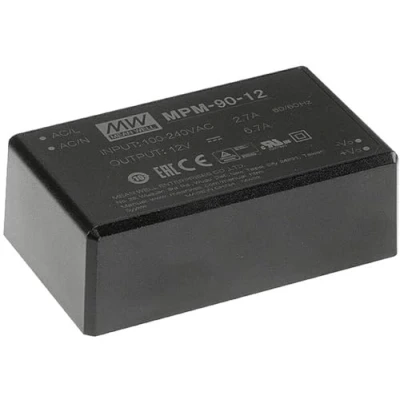 Afbeelding van Mean Well MPM 90 24 AC/DC printnetvoeding V/DC W
