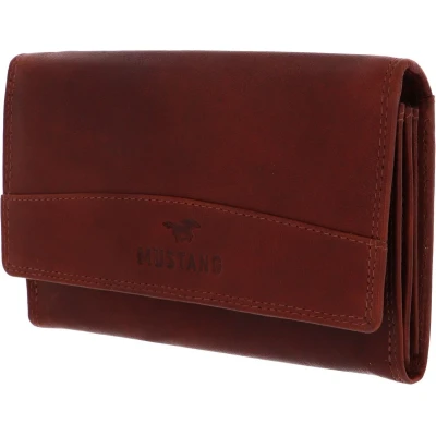 Afbeelding van Mustang® Udine leren portemonnee bruin