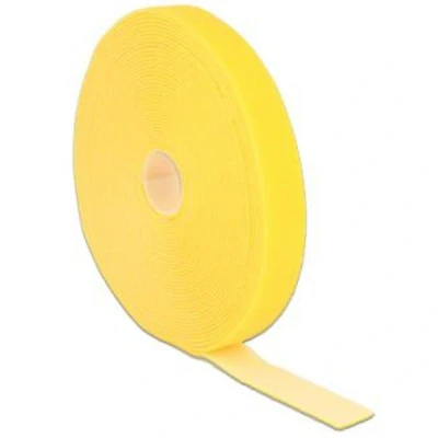 Afbeelding van Klittenband 10 meter Geel Delock