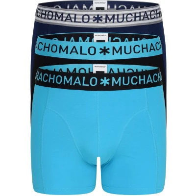 Afbeelding van Muchachomalo Boxershort Solid 3 Pack Maat: M