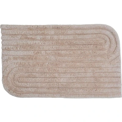 Afbeelding van Veer Carpets Badmat Benja Beige 60 x 100 cm