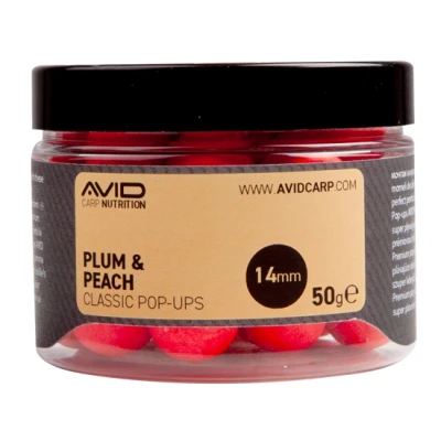 Afbeelding van Avid Carp Plum &amp; Peach 14mm Pop Ups