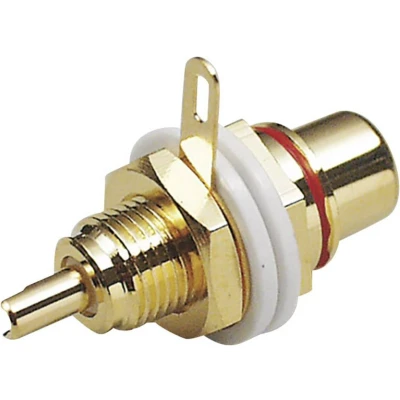 Afbeelding van BKL Electronic 0101141 Cinch connector Bus, inbouw Aantal polen: 2 Zwart 1 stuk(s)