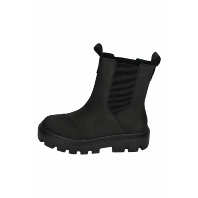 Afbeelding van TOMS Enkellaarsjes met plateauzool, Dames, Maat: 40, Black Nubukleer