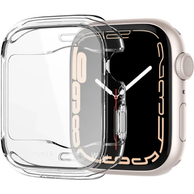 Afbeelding van Spigen Ultra Hybrid case voor Apple Watch 7/8/9 (41 mm) transparant