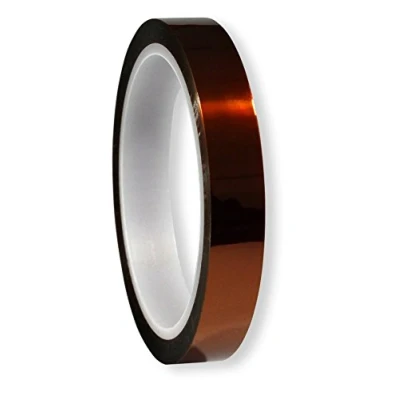 Afbeelding van Koptan Polyimid tape Silliconlijm 269 C tot +400 33 meter breedte 15 mm