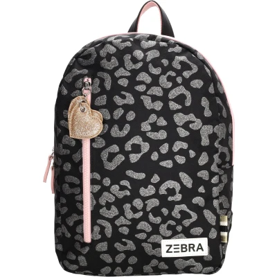 Afbeelding van Zebra Trends Inaya Rugzak S panter zwart Kindertas Schooltas