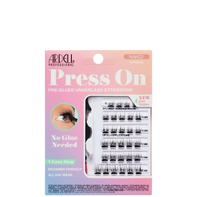 Afbeelding van Ardell Naked Press ON Natural Kunstwimpers, Maat: One Size, Black
