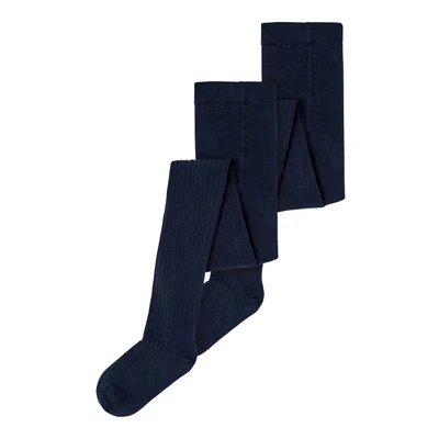 Afbeelding van NAME IT KIDS maillot NKNPANTYHOSE set van 2 donkerblauw
