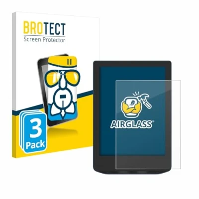 Afbeelding van BROTECT Screenprotector voor PocketBook Verse Pro Color Folie Beschermfolie Beschermglas transparant (3 Stuks)
