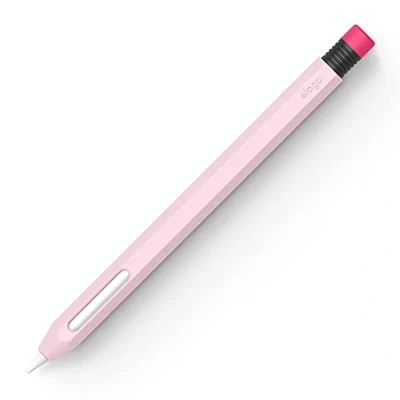 Afbeelding van elago klassiek hoesje compatibel met Apple Pencil Pro en 2e generatie, ontwerp, magnetisch opladen dubbele druk (zie instructies