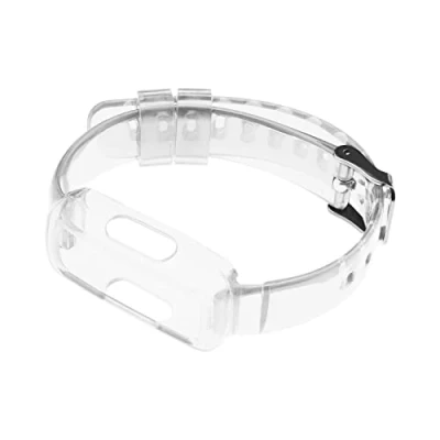 Afbeelding van EMSea Horlogebandje compatibel met Fitbit Luxe/Inspire/Inspire HR/Inspire 2/Ace 3 Smartwatch Tracker Vervanging Horlogeband Zachte TPU Polsband, 140 220mm,