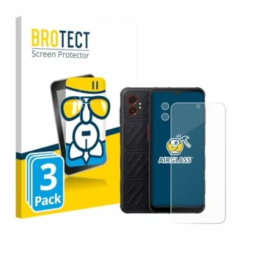 Afbeelding van BROTECT Screenprotector voor Samsung Galaxy XCover 7 Pro (Voor+Camera) Folie Beschermfolie Beschermglas transparant (3 Stuks)