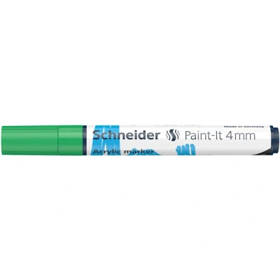Afbeelding van Schneider acrylmarker Paint it 320 4mm groen S 120204