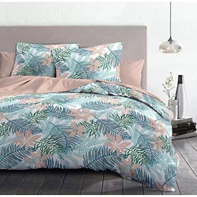 Afbeelding van Home Linge Passion Dekbedovertrek, 3 delig, 100% katoen, 57 draden/cm², voor tweepersoonsbed, 240 x 260 cm